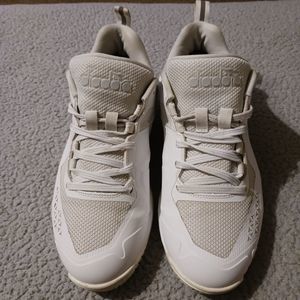 Diadora Blushield Torneo 2 AG Womens Tennis Shoes White Leather Sz 8.5